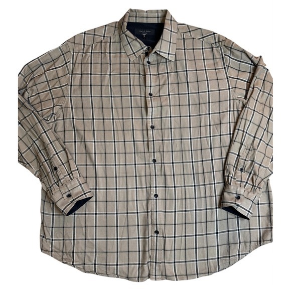 rag & bone Other - Rag & Bone Plaid Button Down Shirt Men's XL